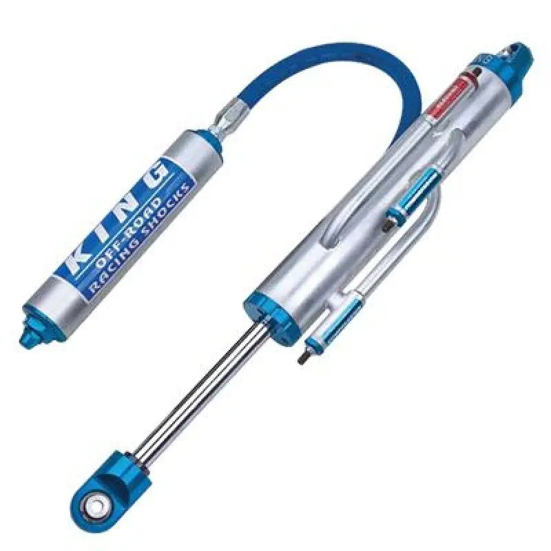 King 2.5-Inch Race Bypass Shock – 14-Inch Stroke, Remote Reservoir, 7/8" Shaft, Large 3/4" Bypass Tubes 1