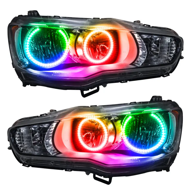 Oracle Colorshift Smd Headlight Kit For 2008–2016 Mitsubishi Lancer – Rgb Tunable With Simple Controller 1