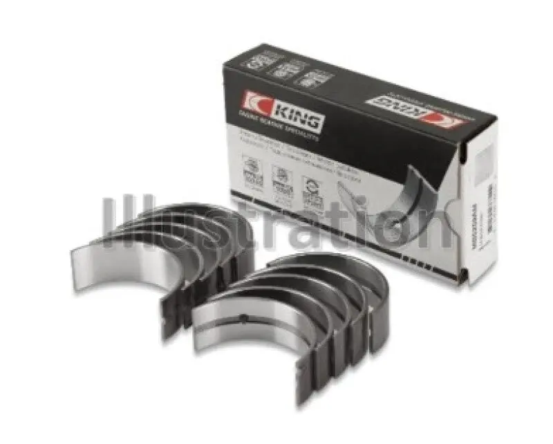 King Engine Bearings Main Bearing Set For Isuzu 4Zb1 Engine (+0.50Mm Oversize) 1