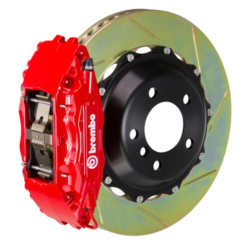 Brembo Gt Big Brake Kit – Front, 4-Piston Calipers With 355X32Mm Two-Piece Slotted Rotors For 1997–2002 Ford Expedition 4Wd 1