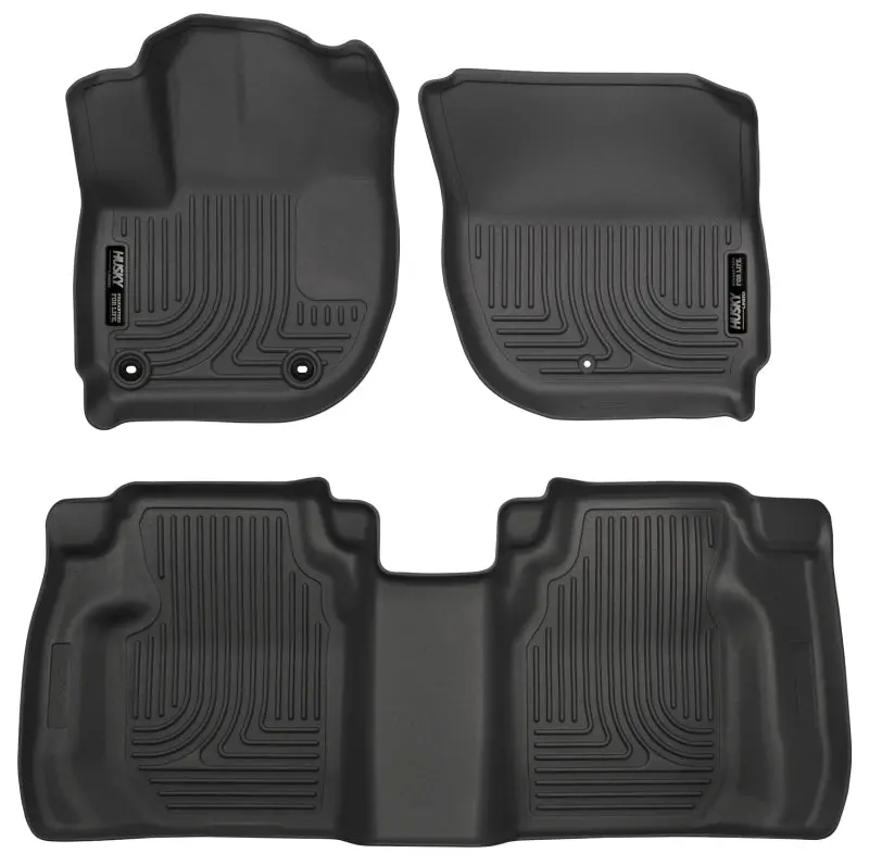 Husky Liners 15 Honda Fit Weatherbeater Black Front And Second Seat Floor Liners 1