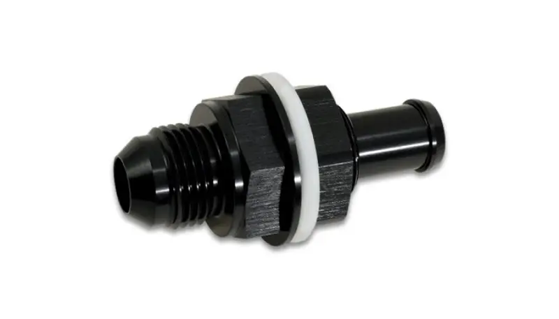 Vibrant Bulkhead Fuel Cell Adapter -6An Male Flare X 3/8In Barb 1